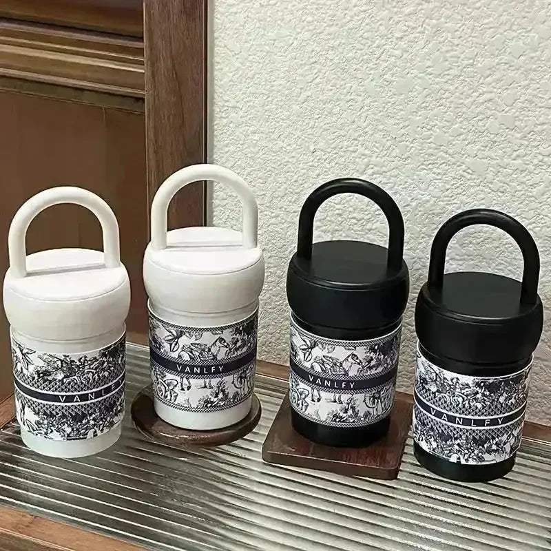 Vanlfy Premium Stainless Steel Mug (420 ml) - Bear Hugs