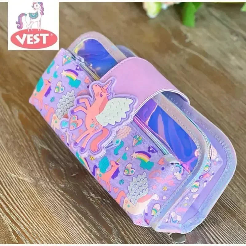 Vest Premium TriFold Pencil Pouch - Bear Hugs