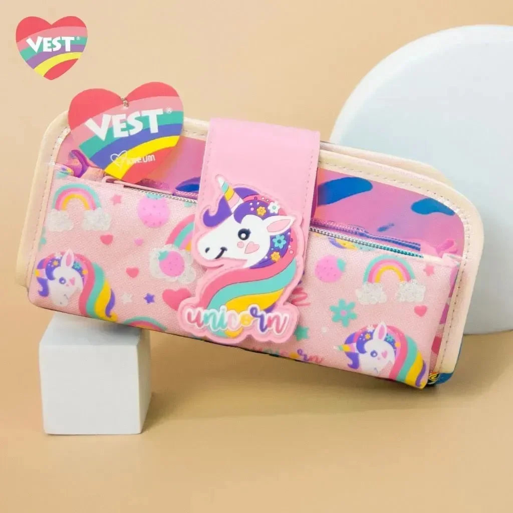 Vest Premium TriFold Pencil Pouch - Bear Hugs