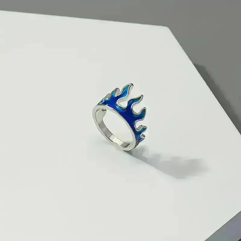 Vibrant Flaming Crown Ring - Bear Hugs