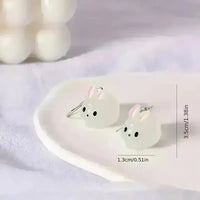 Vibrant Luminous Rabbit Dangle Earrings - Bear Hugs