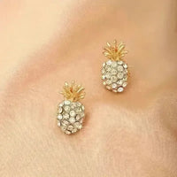 Vibrant Pineapple Stud Earrings - Bear Hugs