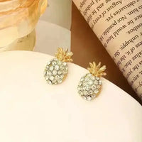 Vibrant Pineapple Stud Earrings - Bear Hugs