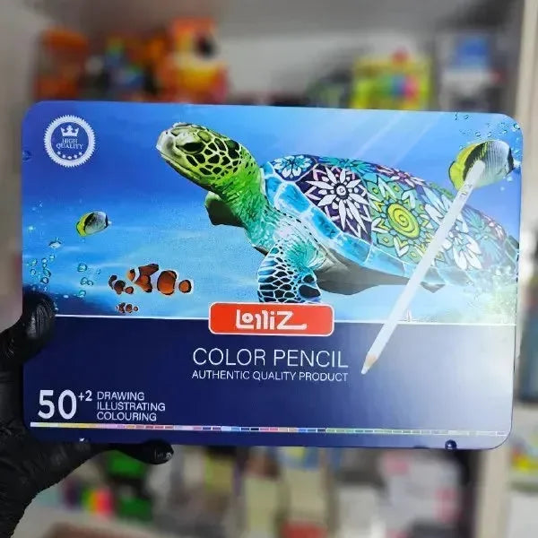 Vibrant Water Color Pencils (Set of 50) - Bear Hugs