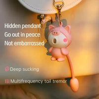 Vibrating Cat Silicon Keychain Massager - Bear Hugs