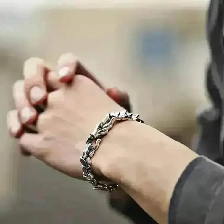Viking Dragon Design Punk Bracelet - Bear Hugs