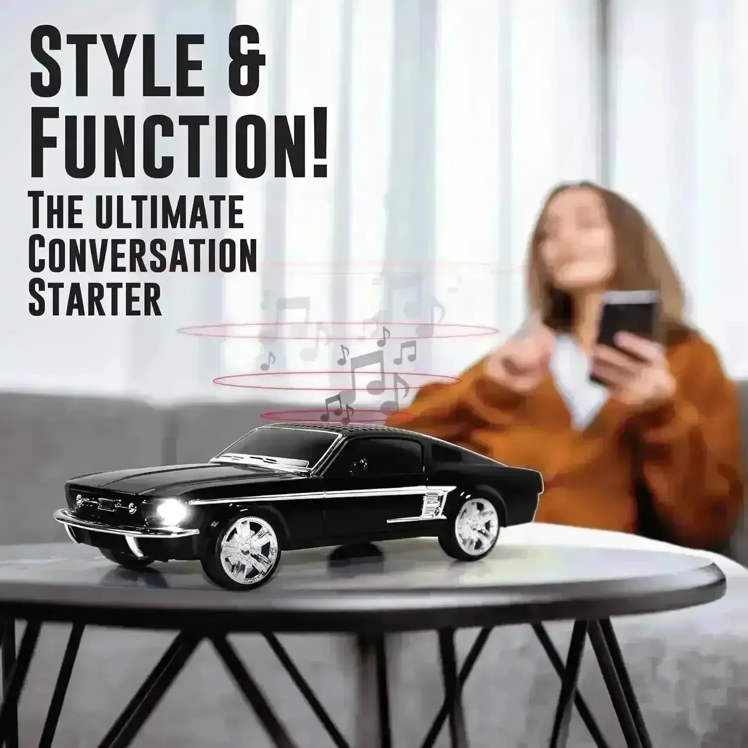 Vintage Car Shaped Bluetooth Speaker - Bear Hugs