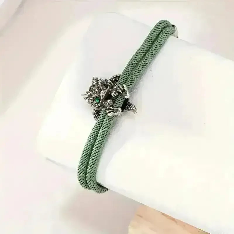 Vintage Dragon Hatchling Charm Bracelet - Bear Hugs