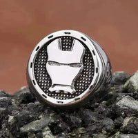 Vintage Iron Man Mask Ring - Bear Hugs