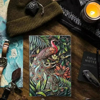 Vintage Peacock 3D Notebook - Bear Hugs
