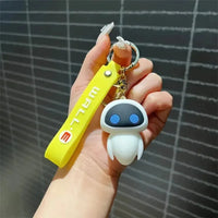 Wall-E And Eve 3D Keychain - Bear Hugs