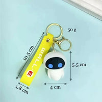 Wall-E And Eve 3D Keychain - Bear Hugs