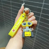 Wall-E And Eve 3D Keychain - Bear Hugs