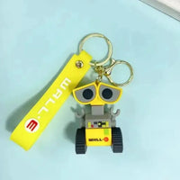 Wall-E And Eve 3D Keychain - Bear Hugs