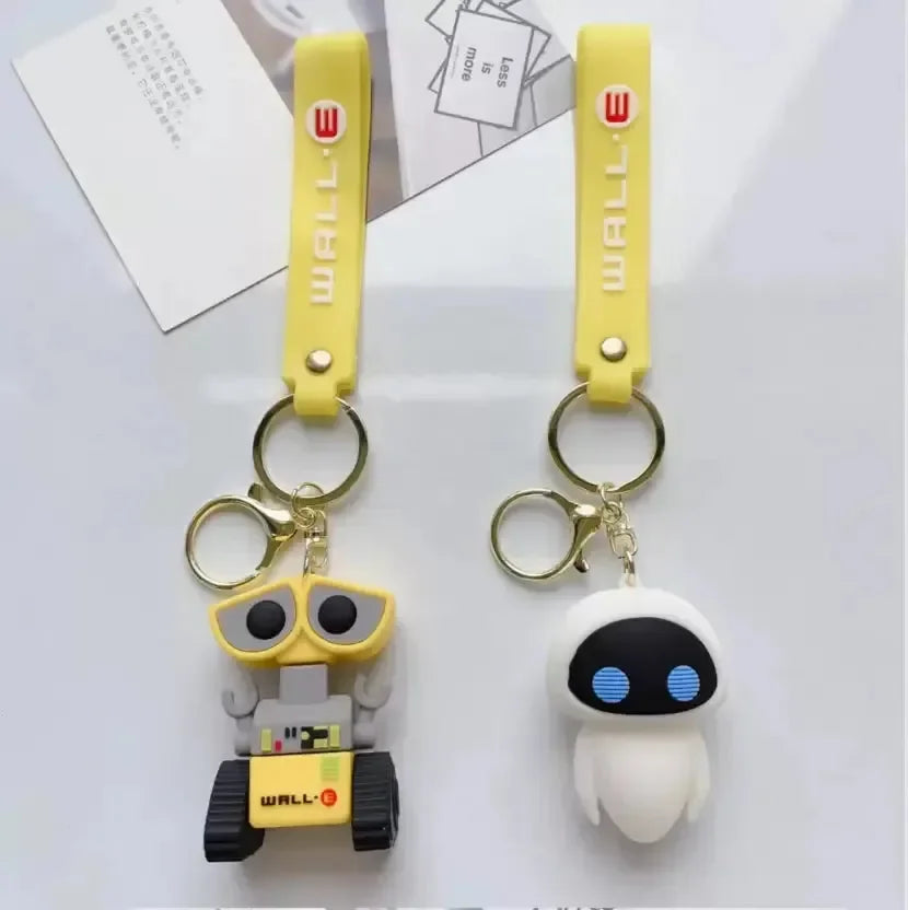 Wall-E And Eve 3D Keychain - Bear Hugs