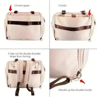 Waterproof Multi-functional Compact Mommy Bag - Bear Hugs