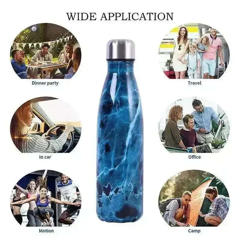 Wave Cola Metal Water Bottle (500 ml) - Bear Hugs