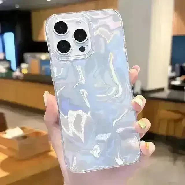 Wavy Sand Pattern Phone Case (For iPhones) - Bear Hugs