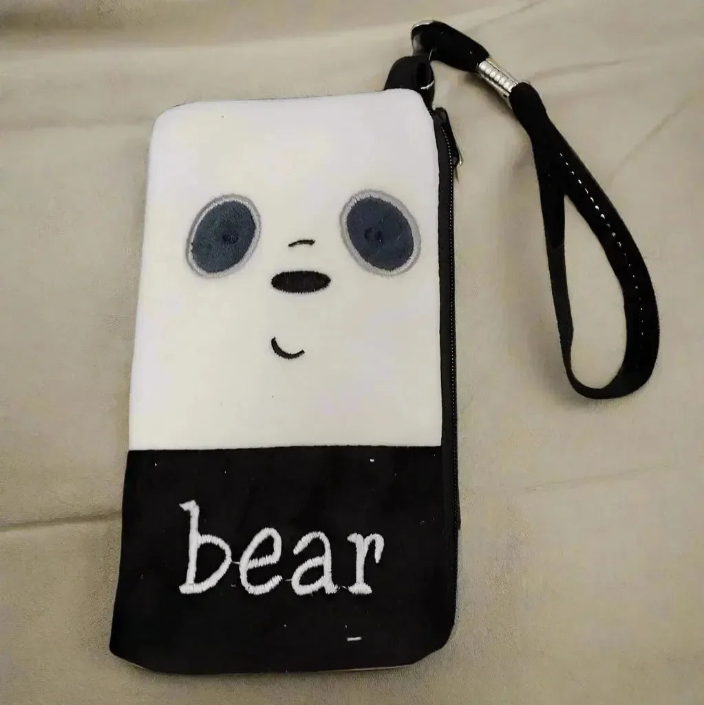We Bare Bears Plush Long Wallet - Bear Hugs