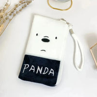 We Bare Bears Plush Long Wallet - Bear Hugs