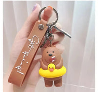 We Bare Bears Stack 3D Keychain - Bear Hugs