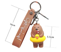 We Bare Bears Stack 3D Keychain - Bear Hugs