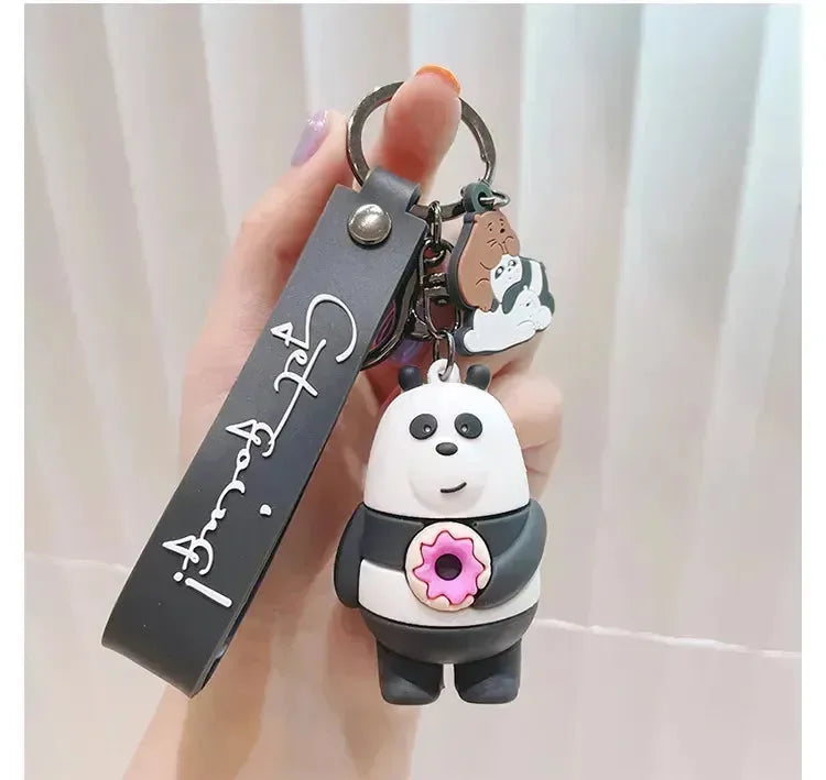 We Bare Bears Stack 3D Keychain - Bear Hugs