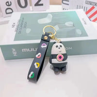 We Bare Bears Stack 3D Keychain - Bear Hugs