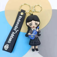 Wednesday Addams Spooky Keychain - Bear Hugs