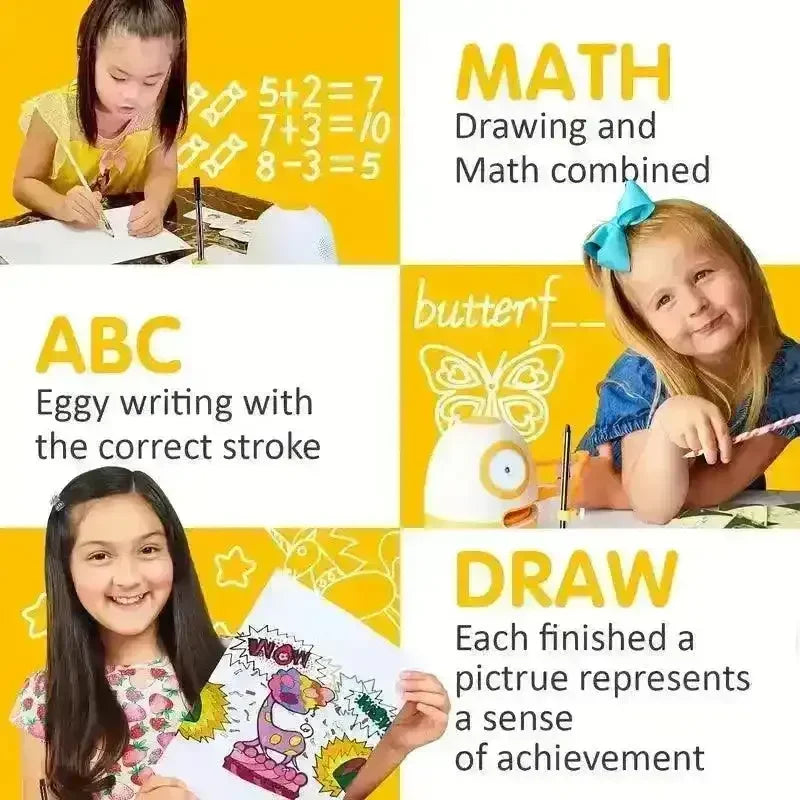 WeDraw Eggy Smart Interactive Tutor Robot - Bear Hugs
