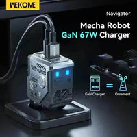 WEKOME Robot 67W GaN Charger - Bear Hugs