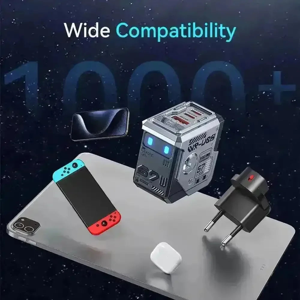 WEKOME Robot 67W GaN Charger - Bear Hugs