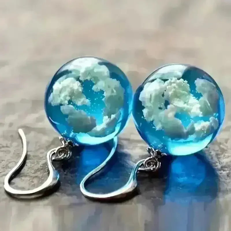 Whimsical Clouds Earrings - Bear Hugs