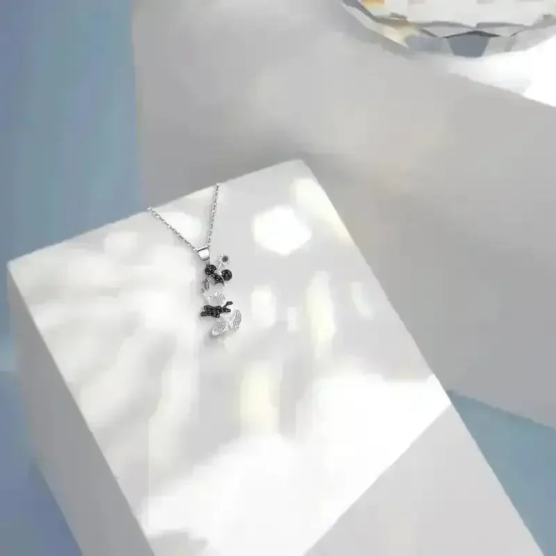 Whimsical Minnie Mouse Pendant - Bear Hugs