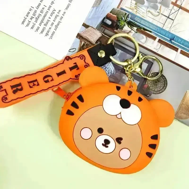 Whimsical Silicon Coin Pouch - Bear Hugs