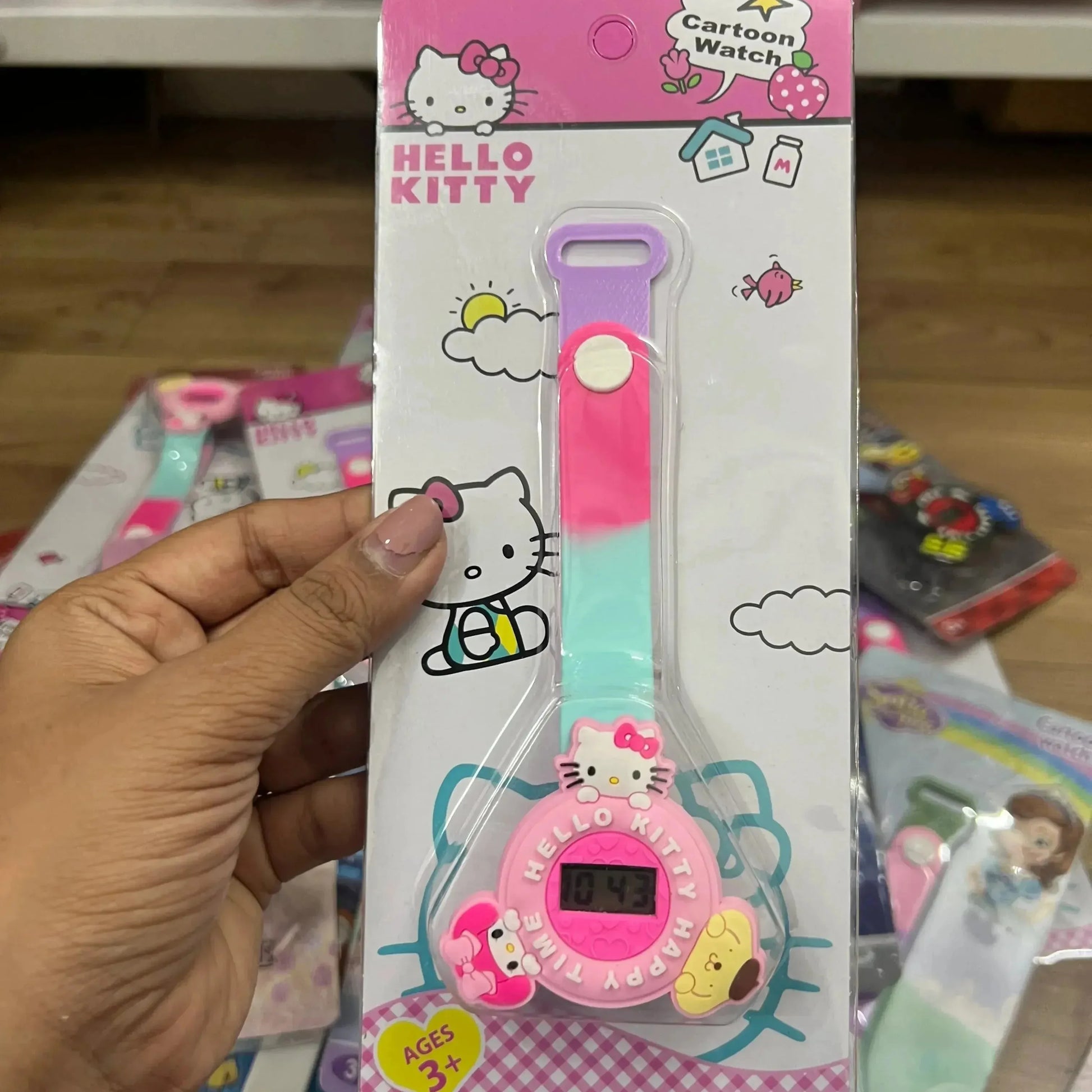 Whirl & Twirl Cartoon Spinner Watch - Bear Hugs