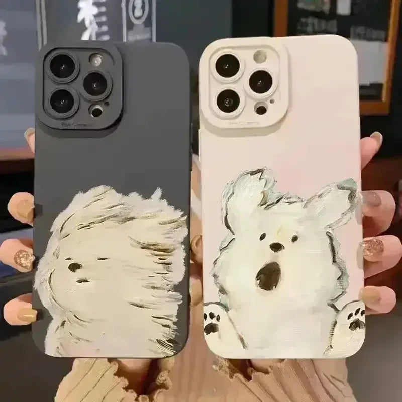 Wind in Hair Dog Phone Case (For iPhones) - Bear Hugs