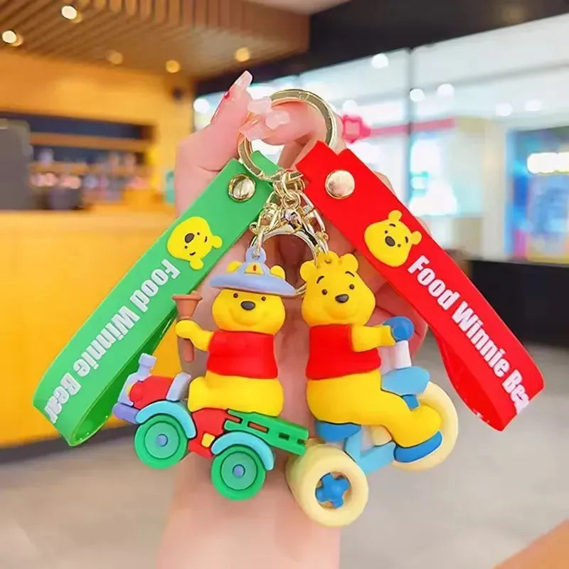 Winnie the Pooh Honey Pot Keychains - Bear Hugs