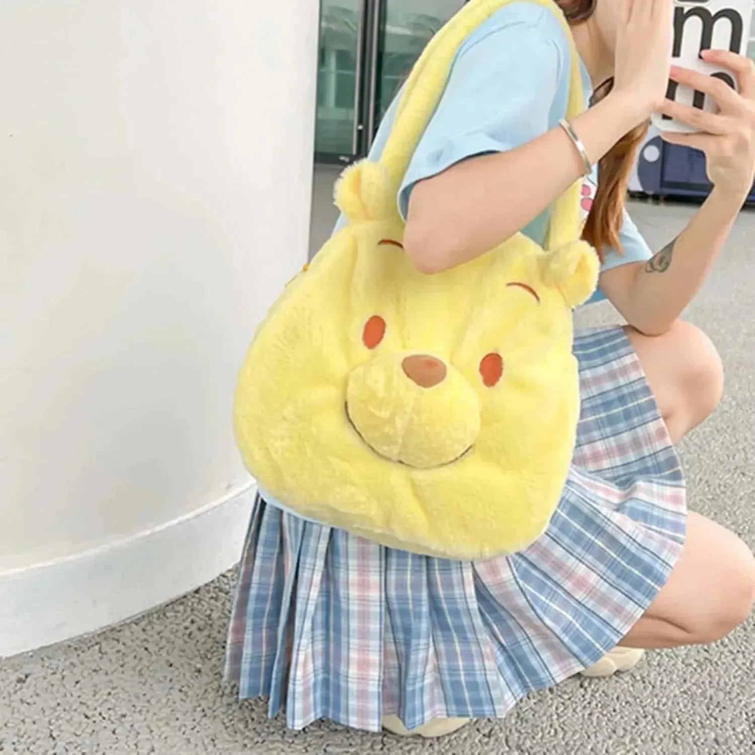 Winnie The Pooh Plush Shoulder Bag - Bear Hugs