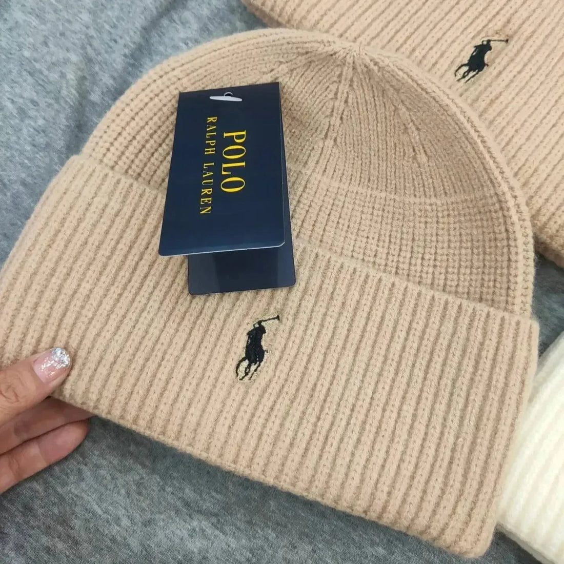 Winter Polo Fleece Monkey Cap - Bear Hugs