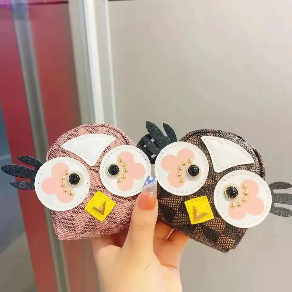 Wise Wings Designer Owl Coin Purse - Bear Hugs