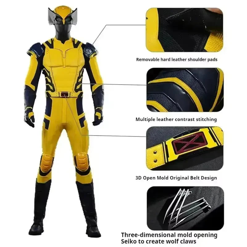 Wolverine Cosplay Full Body Costume Mask - Bear Hugs