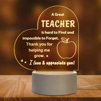 Words of Light DIY Acrylic Night Light - Bear Hugs
