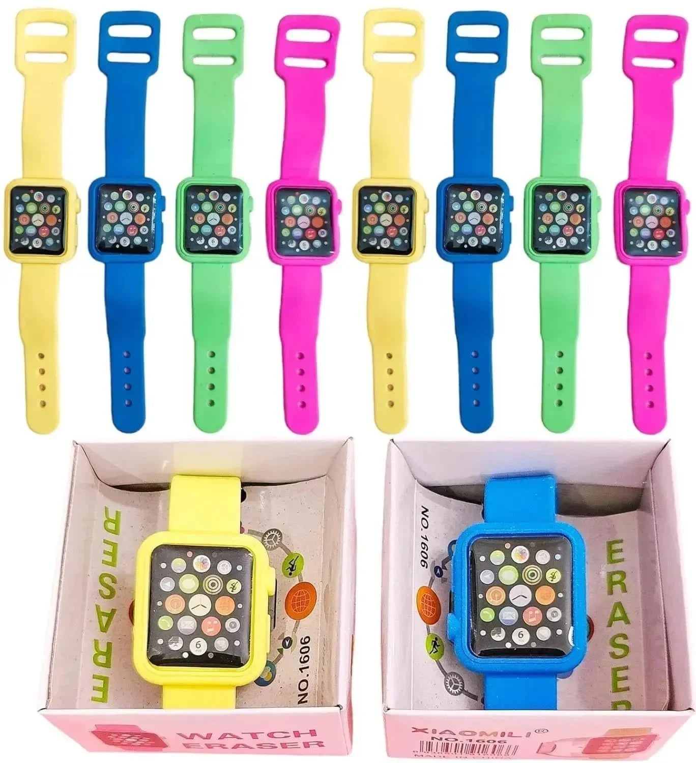 Wristwatch Whimsy Watch-Shaped Eraser - Bear Hugs
