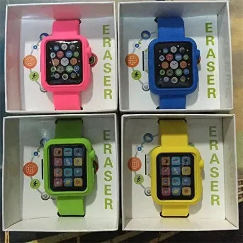 Wristwatch Whimsy Watch-Shaped Eraser - Bear Hugs