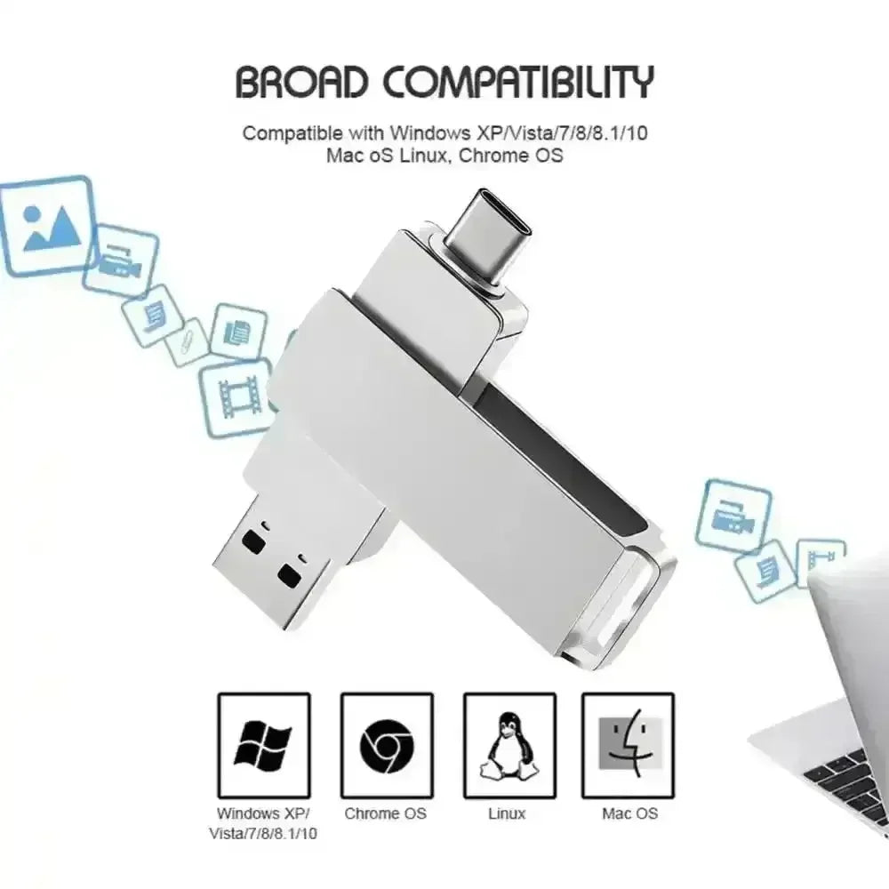 Xiaomi 2 in 1 High-Speed USB 3.0 Flash Drive - Bear Hugs