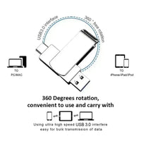 Xiaomi 2 in 1 High-Speed USB 3.0 Flash Drive - Bear Hugs