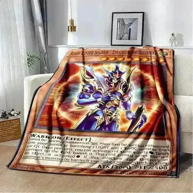 Yu-Gi-Oh! Card Throw Blankets