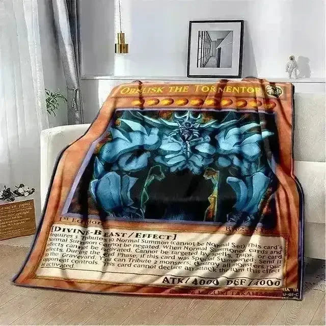 Yu-Gi-Oh! Card Throw Blankets