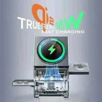 Zeehoo CubeTrick-X 3-in-1 Wireless Charging Station - Bear Hugs